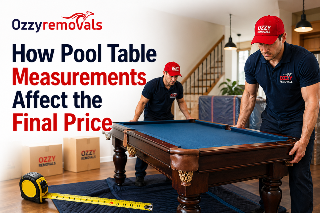 How Pool Table Measurements Affect the Final Price